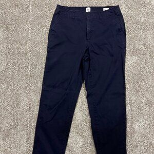 Gap Mid Rise Downtown Khakis Tall Navy